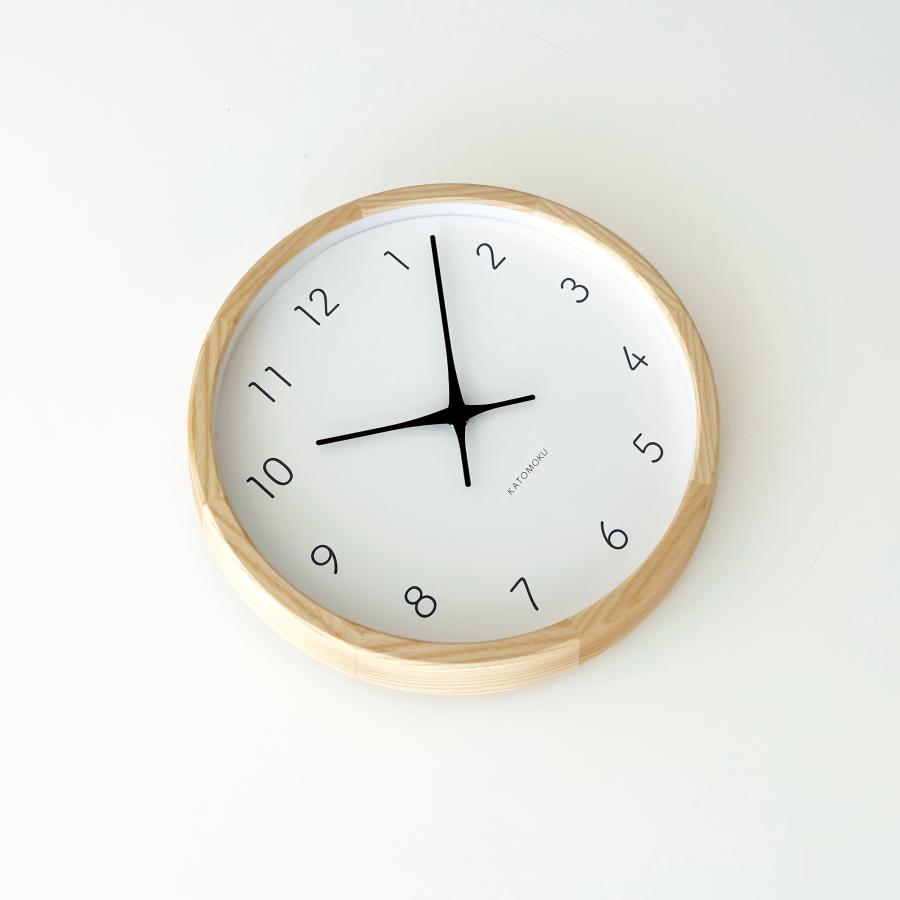 壁掛け時計 電波時計 KATOMOKU muku clock 7 SKP ナチュラル km