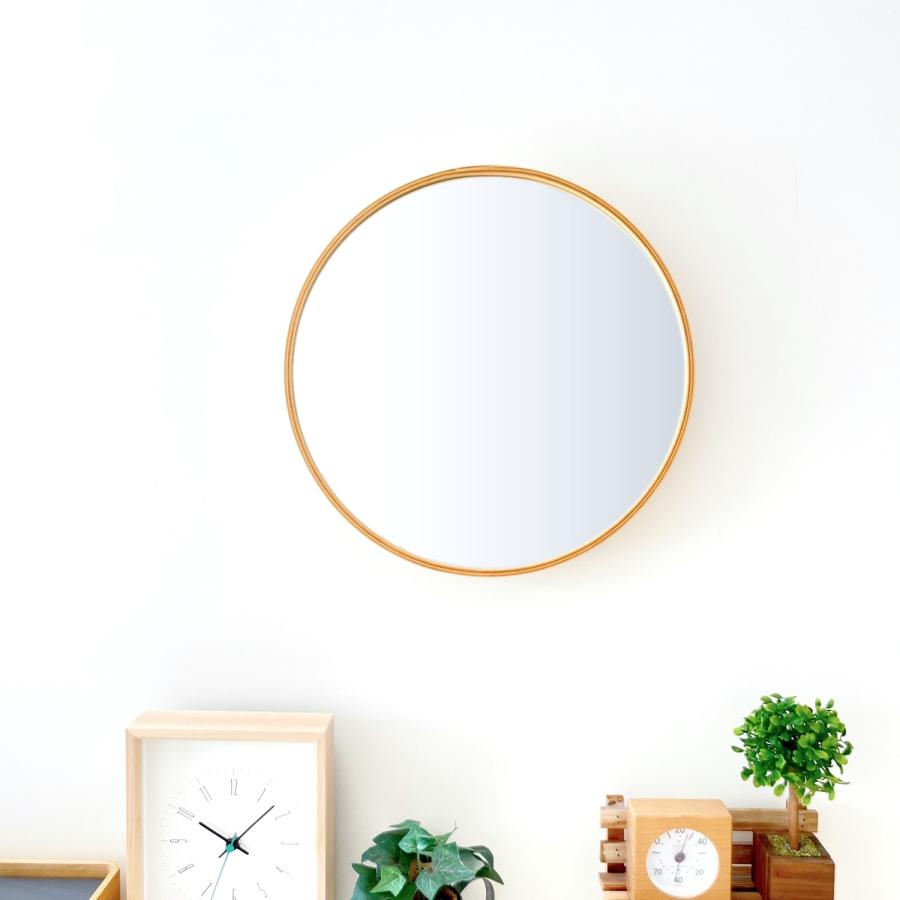 KATOMOKU plywood mirror ナチュラル km-91NA 曲げわっぱ 壁掛け 鏡