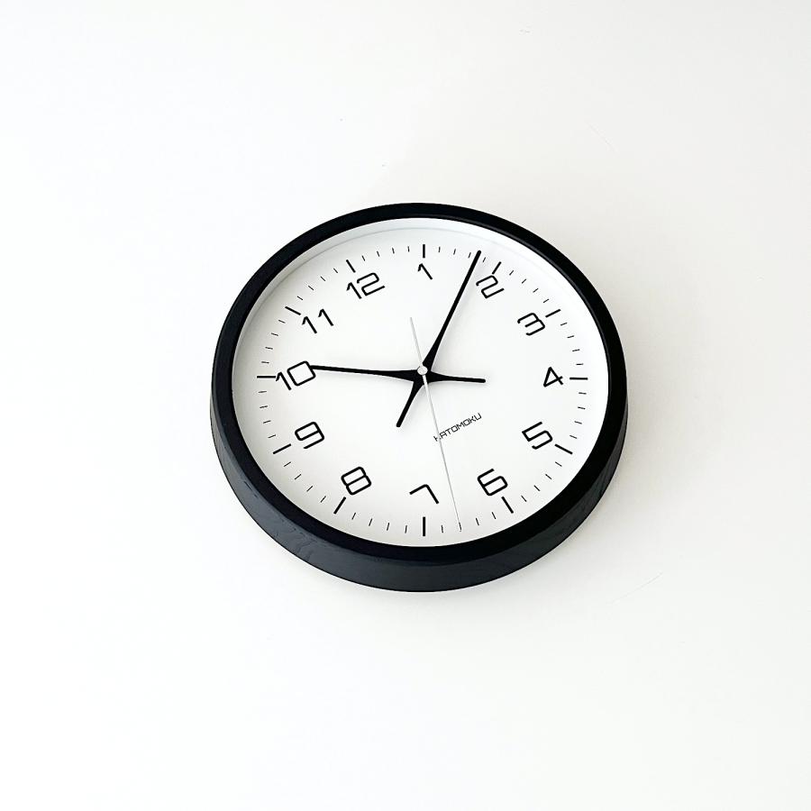 壁掛け時計 電波時計 KATOMOKU muku clock 11 ブラック km-94BKRC 連続秒針 名入れ対応品 静音 静か おしゃれ ...