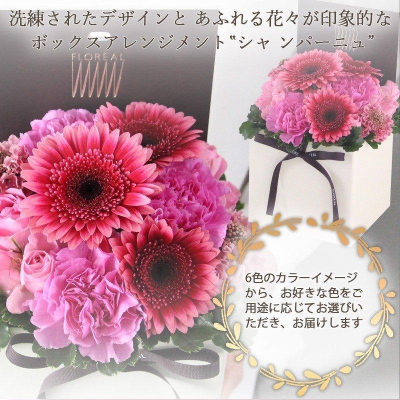 花 ギフト お見舞い フロレアル シャンパーニュ S ６色選択 生花 長持ちする上質な お花 優良配送 送料無料 誕生日 ガーベラ バラ プレゼント フラワーボックス Ch 01 A1000 フロレアルonlineshop東京 通販 Yahoo ショッピング