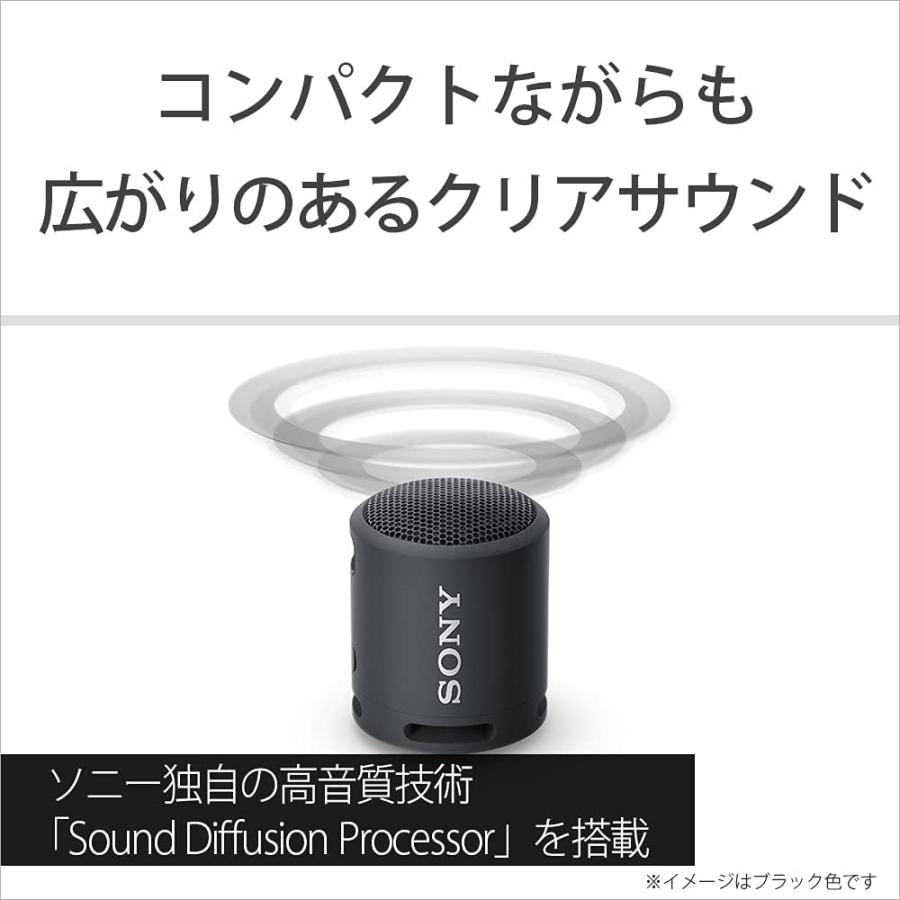 SONY（ソニー） ポータブルスピーカー SRS-XB13 BC ブラック 2021年