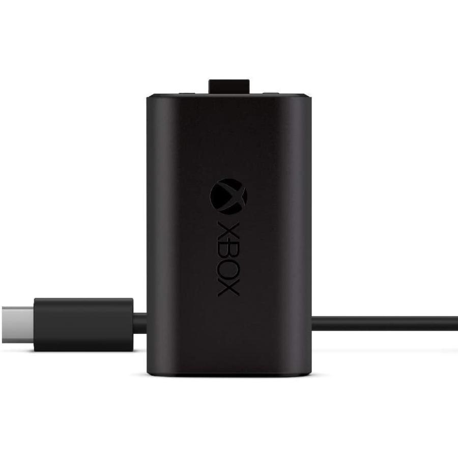 送料無料 Xbox 充電式バッテリー + USB-C ケーブル ゲーム 周辺機器 長時間 持続 ワイヤレス コントローラー USB Type-C コネクター 接続 プレイ
