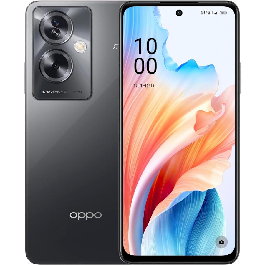 OPPO A79 5G 6.7型 4GB/128GB ミステリーブラック SIMフリー CPH2557  