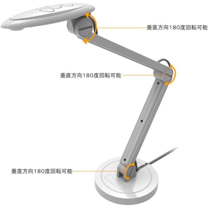 【新品未使用】 書画カメラ USB 超 デジタル8倍ズーム 30fps UVC準拠 内蔵マイク LED照明 オンライン授業用 コンパクト SH-168D