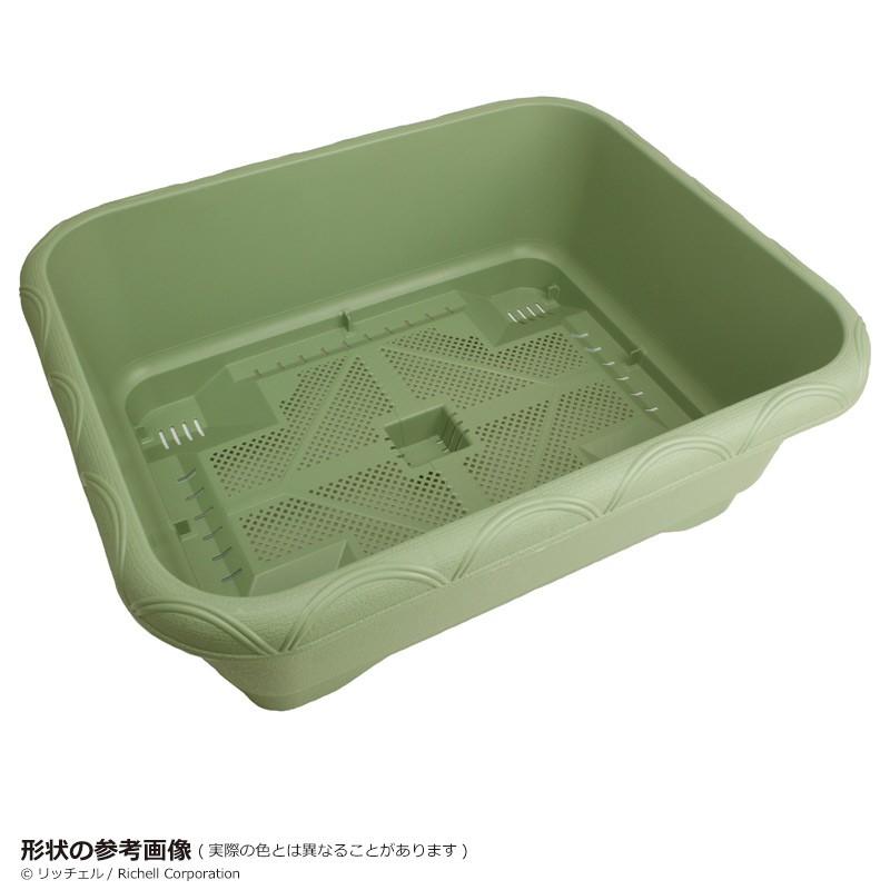 リッチェル Richell 緑のやさいプランター50型 グリーン ガーデニング 観葉植物 苗木 植木 水生植物 花瓶 プランター 肥料 鉢 受皿 園芸用品 園芸|kamoshikanet|03