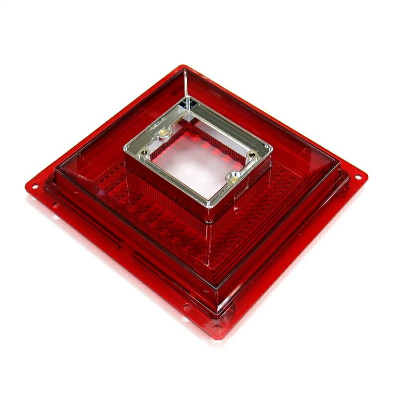 お1人様1点限り】9241515 JB(改)角型テール用テールレンズ赤|トラック