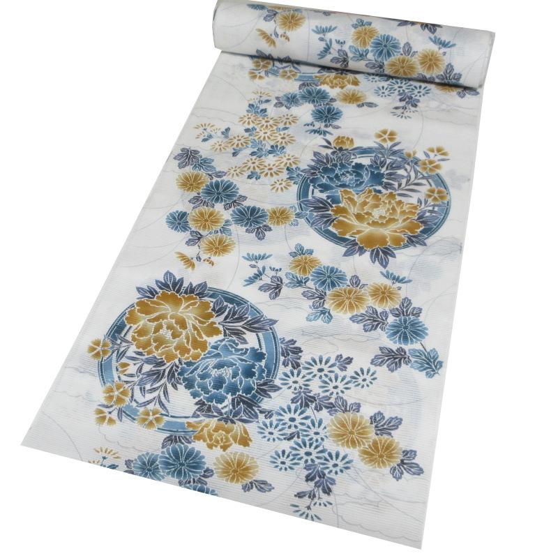 高級手芸　綿絽　本染ゆかた反物 高級手芸 綿絽 本染ゆかた反物 東京本染め綿絽浴衣 反物