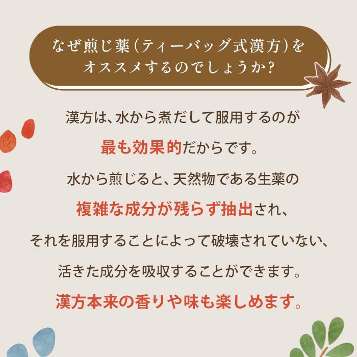 第2類医薬品 桂枝茯苓丸料 お試し5日分 5包 煎じ薬 ケイシブクリョウガン 月経痛 月経不順 めまい むくみ 冷えのぼせ 更年期  漢方茶 ウチダ和漢薬｜kampo-shoeido｜09