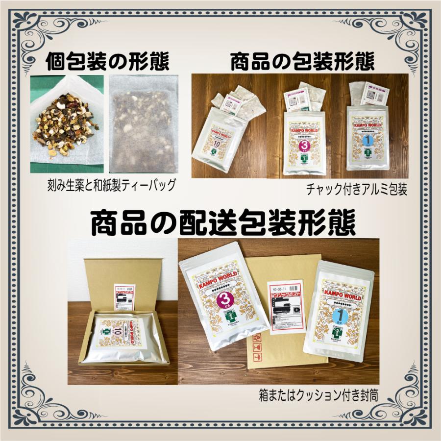 【薬局製剤】当帰芍薬散料加人参K202　煎じ薬　１日分（26g/包【漢方薬】｜kampoworld｜03