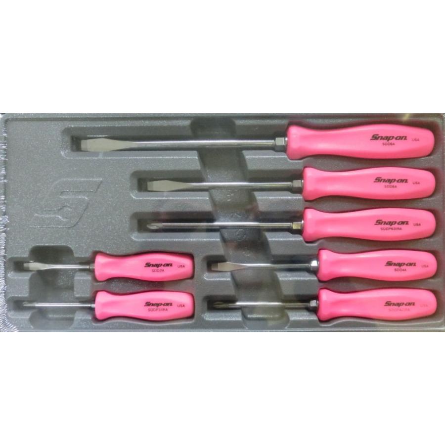 Snap-on (スナップオン) 旧グリップ ドライバーセット 限定品 ピンク  