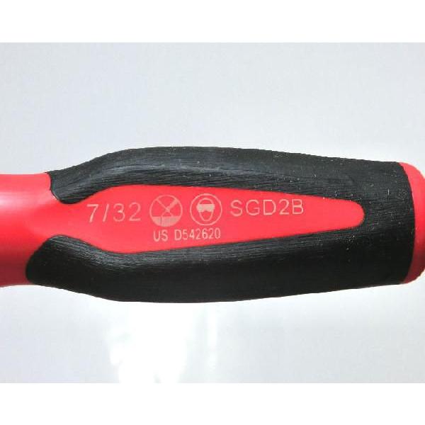 Snap-on (スナップオン) ドライバー SGD2B マイナス レッド 赤 並行 