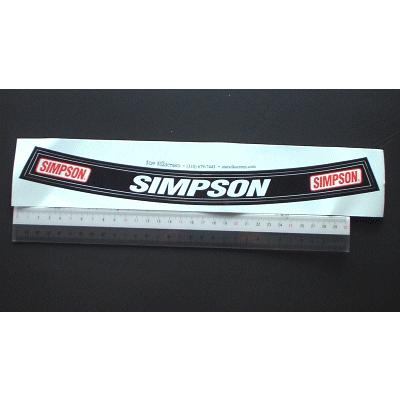 SIMPSON (シンプソン) USA 純正 ステッカー シールドステッカー 並行輸入品｜kamtra32