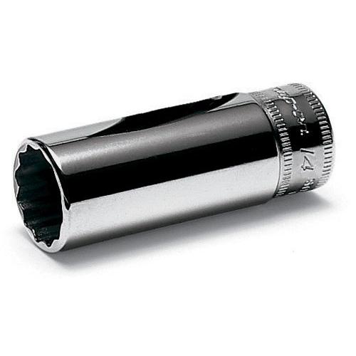 Snap-on (スナップオン) 1/4 差し込み 12角 ディープ ソケット 12mm 