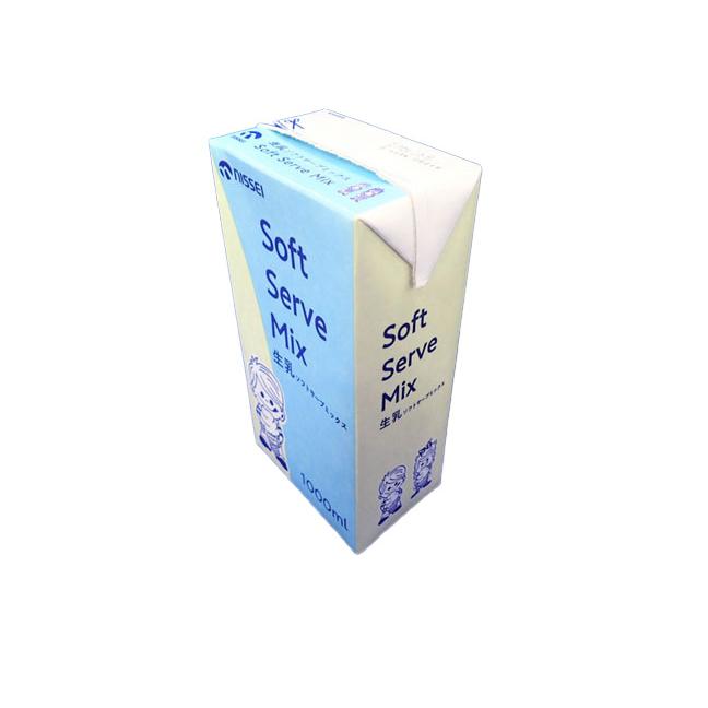日世 ソフトサーブミックス エクセレント5 1L×12本入 生乳 日世 ソフトサーブミックス エクセレント5 1L×12本入 生乳