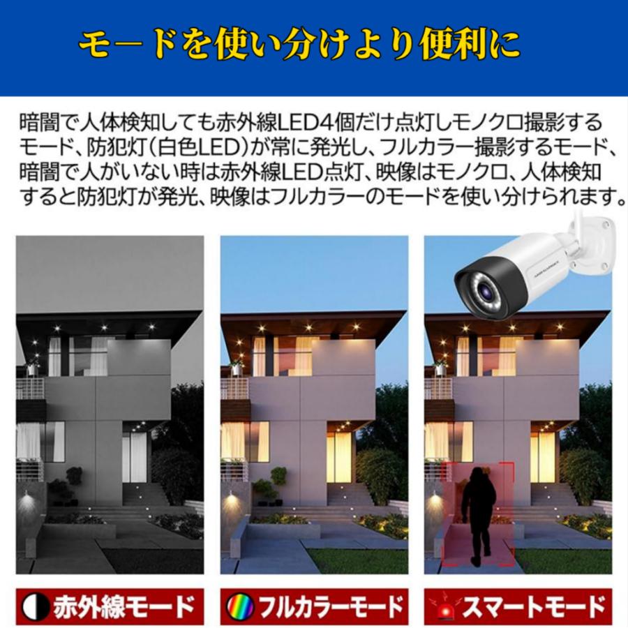 防犯カメラ ワイヤレス 屋外 モニター付き PTZカメラ 家庭用 2台セット 防犯カメラ 屋外 セット 家庭用 ワイヤレス wifi モニター付き