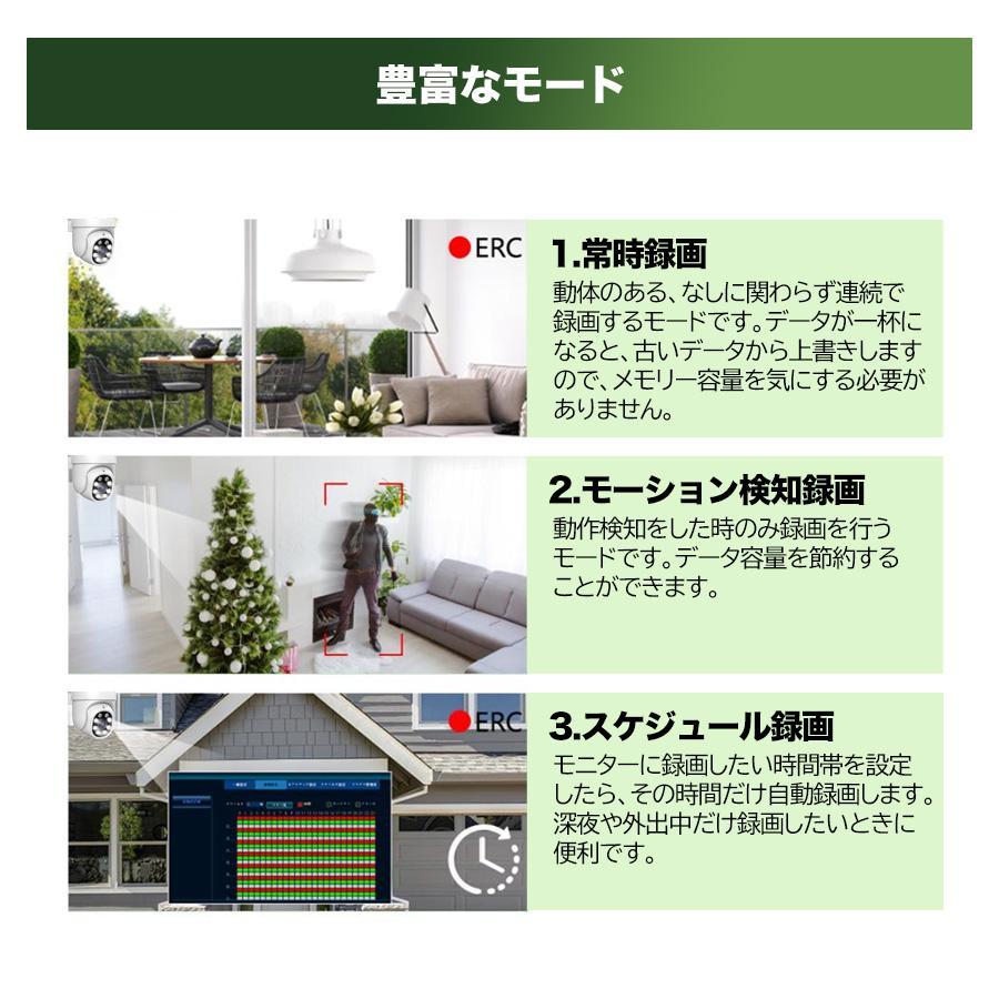 防犯カメラ 家庭用 屋外 工事不要 wifi PTZ 自動追尾 監視カメラ 屋内 