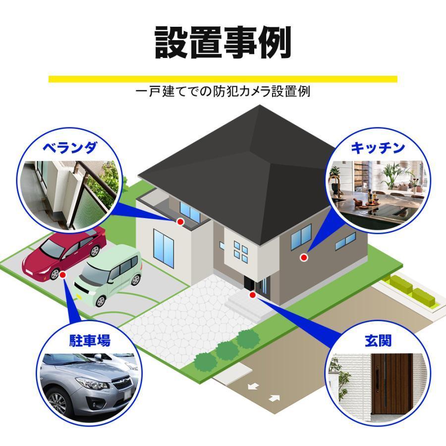 アキバガジェット 防犯カメラ poe給電 屋外 PTZ 2台セット 家庭用 監視