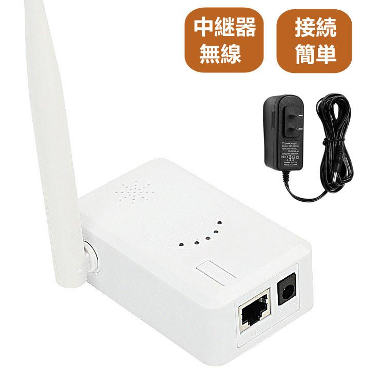 WiFi  防犯カメラ 中継器 電波改善 無線LAN 2.4 GHz Wifiブースター wifi 監視カメラ ワイヤレス｜kamukamu