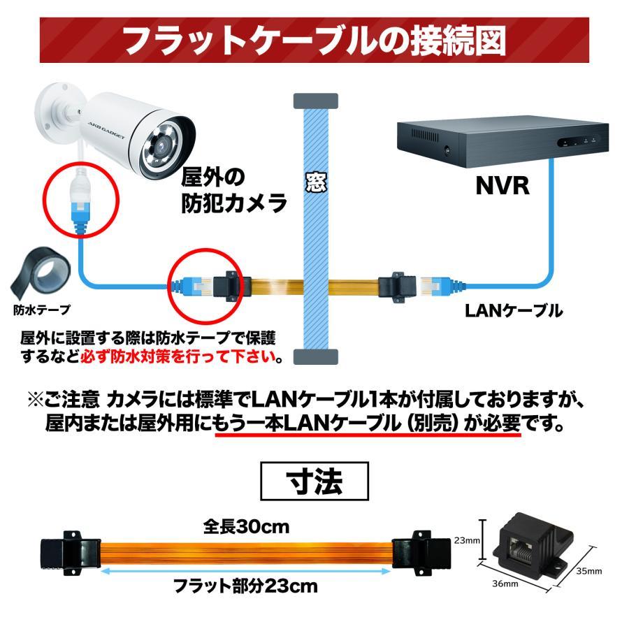 POEカメラ 増設用 500画素 防犯カメラ LED防犯灯付き カラー撮影