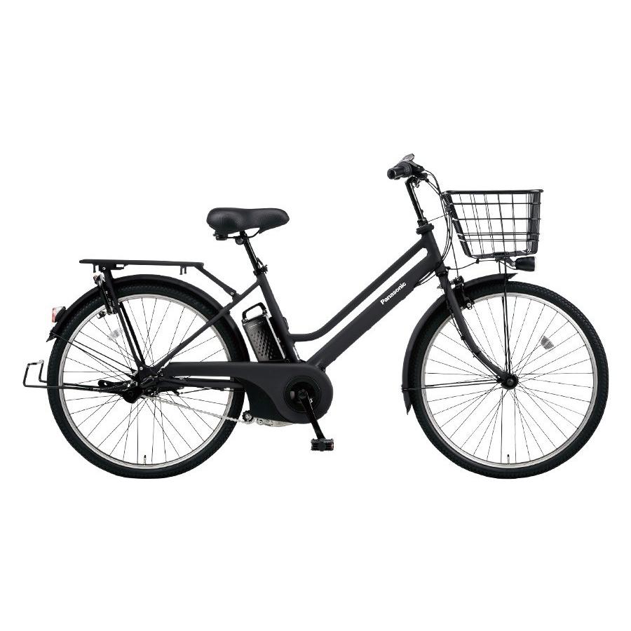 兵庫県限定発送無料　電動自転車パナソニック２６インチ　16Ah 黒 パナソニック ティモ・S・26 BE-ELST636B マットジェットブラック 26
