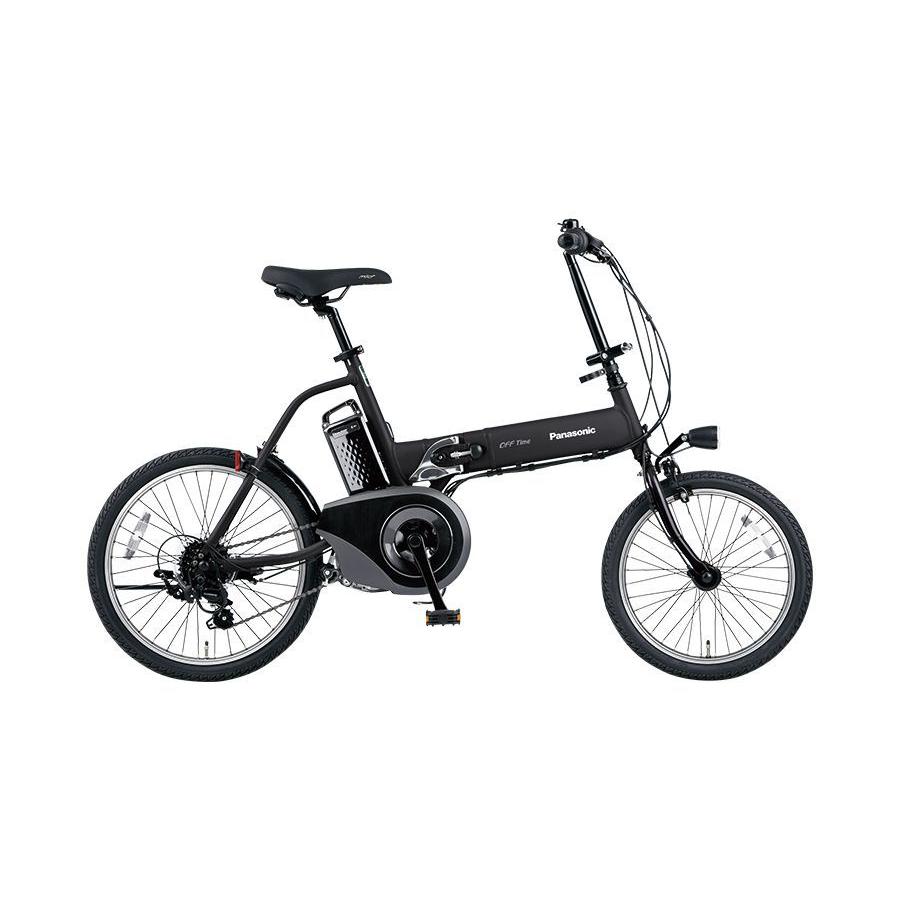 電動自転車 パナソニック 20インチ ミニベロ 電動アシスト ブラック