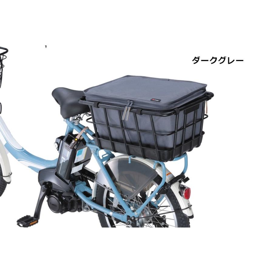 川住製作所 KW855 自転車かごカバー 前後カゴ兼用 2段式 インナー