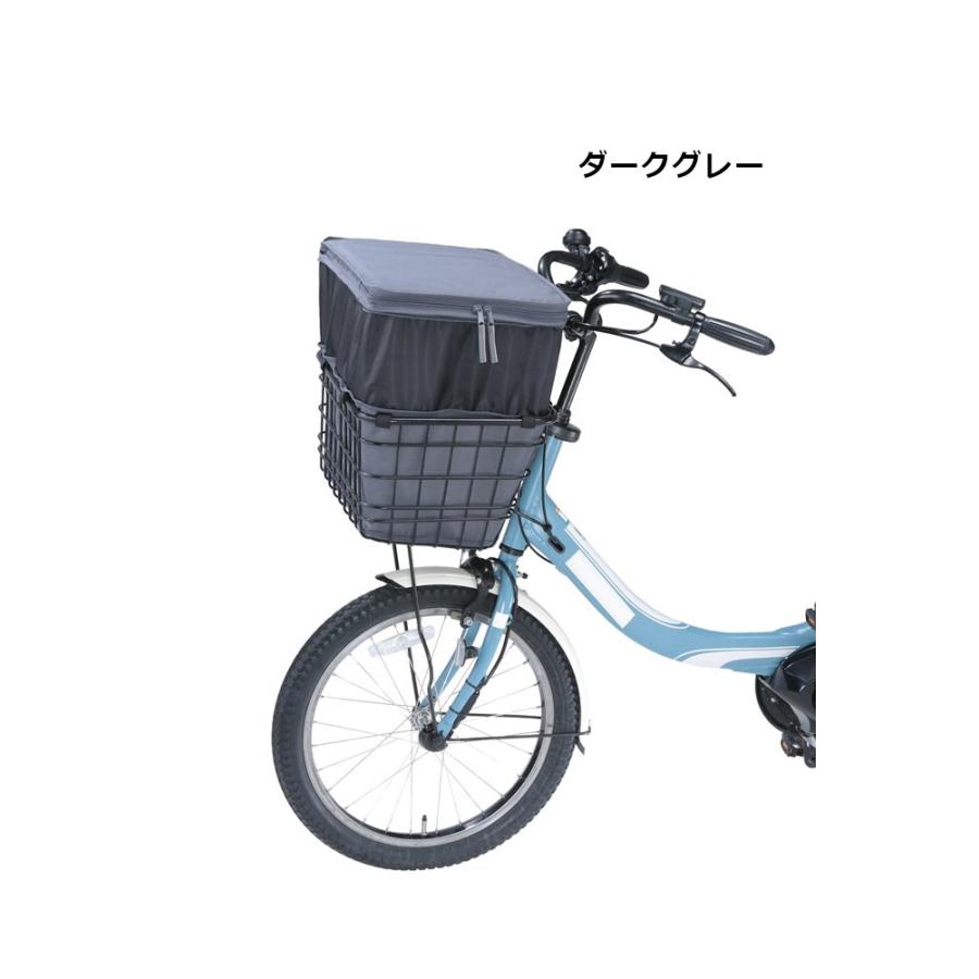 川住製作所 KW855 自転車かごカバー 前後カゴ兼用 2段式 インナー