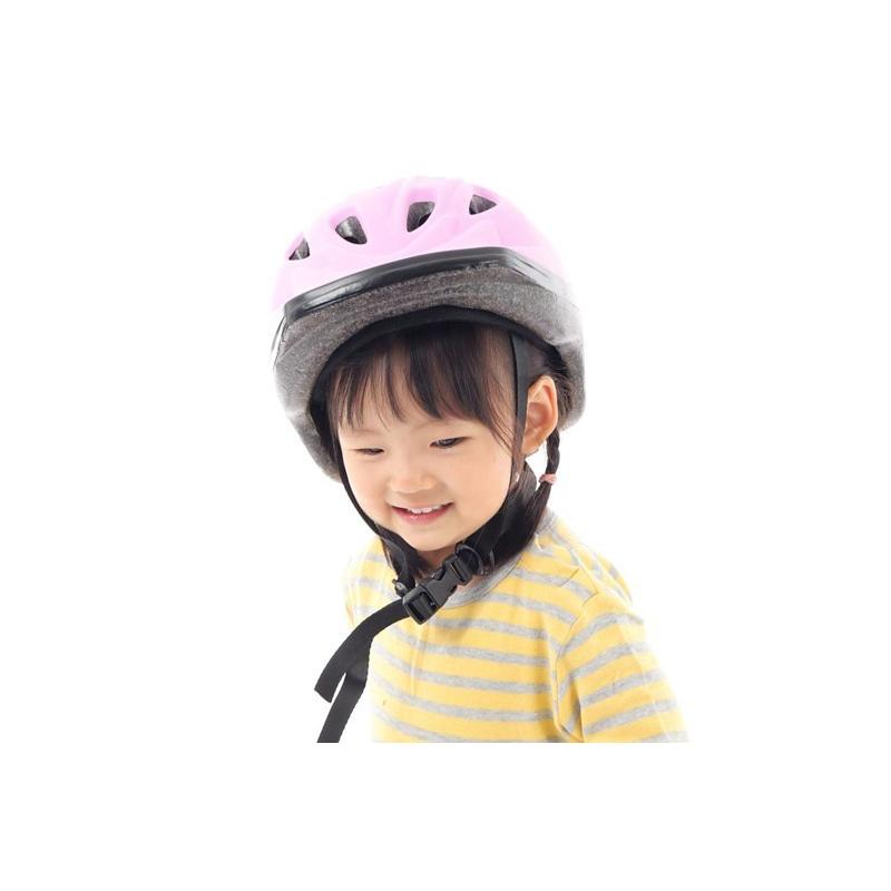 あすつく (土日祝除) 自転車 ヘルメット 子供 OMV-12 ライラック