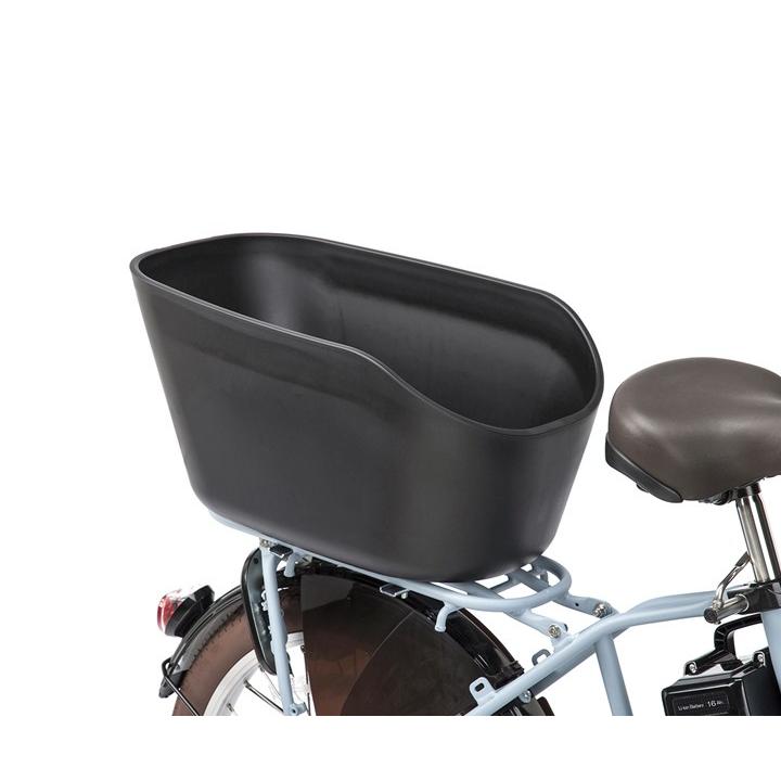 パナソニック　自転車リアバスケット NCB214IS (ブラック) 自転車 リヤバスケット NCB2136 ブラック 後かご パナソニック 純正品