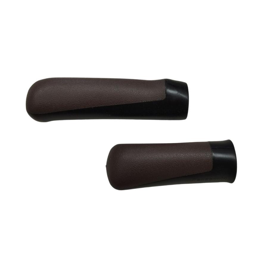 パナソニック 純正 自転車グリップ NHN854 ブラックブラウン 1P ビビ