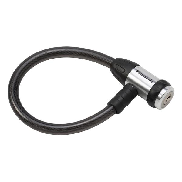 Panasonic（パナソニック） ワイヤー錠 NSAJ091-B ブラック ヘルメット