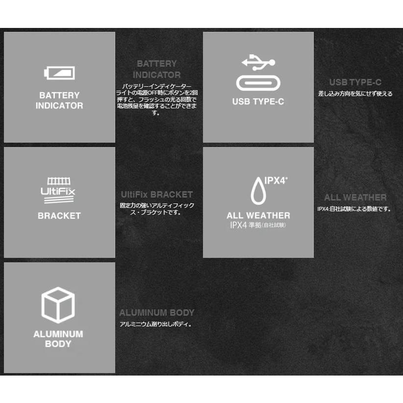 crops CROPS rev1200 自転車ライト 高輝度 大容量 1200ルーメンで2時間