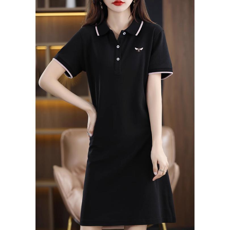 大人可愛い コーデ ポロワンピース 女子 ゴルフウェア レディース