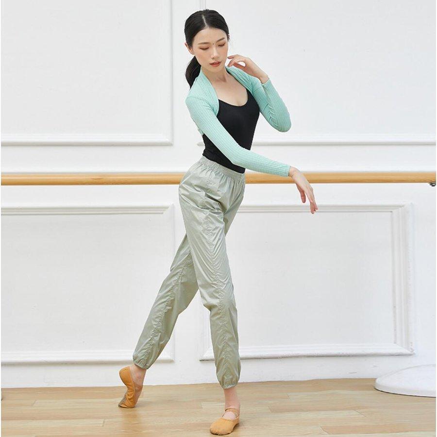 グレー　サウナパンツ　リチューン　バレエ　stina バレエ パンツ サウナ バレエサウナパンツ 長ズボン ウォームアップ