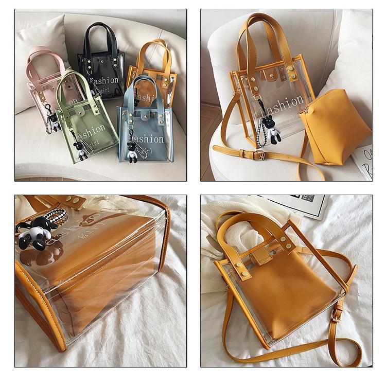 N°21限定クリアバッグ プレートチェーン付 斜めがけ可能夏おすすめショルダー 楽天市場】クリアバッグ レディース ハンドバッグ ショルダー