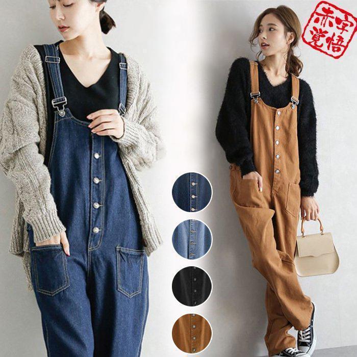 サロペット・オーバーオール・オールインワン maki レディース オールインワン ペアスキン サロペット