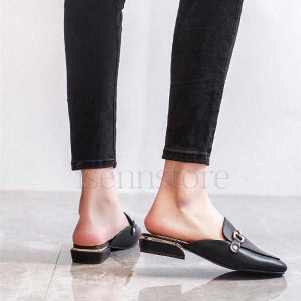 【スローブイエナ レメ】ビットローファー/未使用美品/スリッパ/サンダル/黒 追加》REMME ビットローファー（ローファー）｜SLOBE IENA