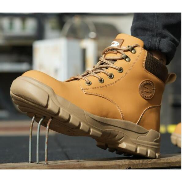 大特価】安全靴 ハイカット 防水作業靴 ブーツ つま先保護 耐滑 耐摩耗