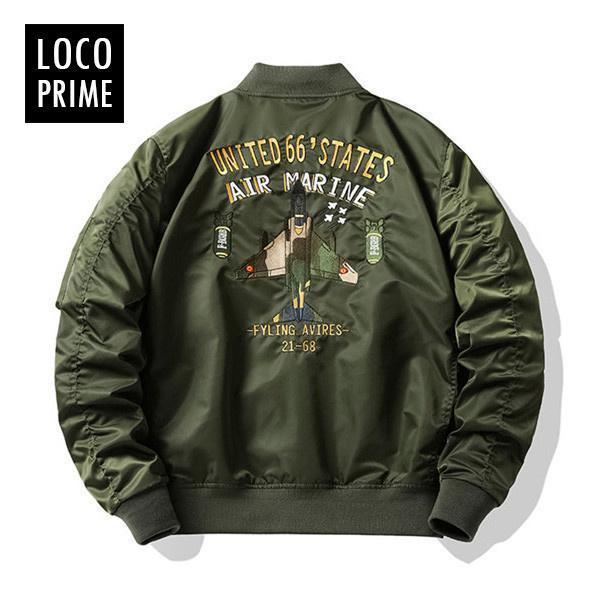 アメリカ製　ミリタリーフライトジャケット　ラージサイズ　ビックサイズ ミリタリージャケット メンズ a2 防寒 フライトジャケット