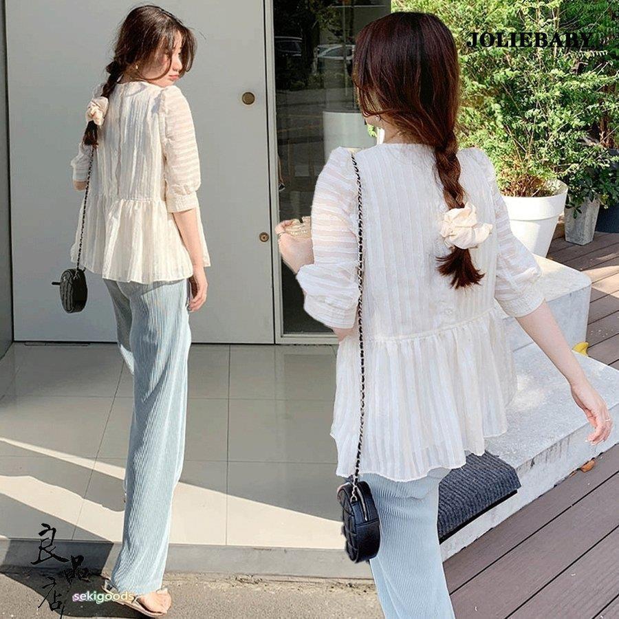 マタニティおしゃれ服3点セット 楽天市場】マタニティ パジャマ 半袖 綿100 カットソー パジャマ