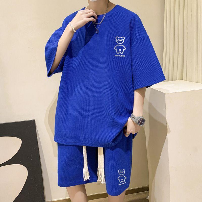 上下セット セットアップ Tシャツ ハーフパンツ 半袖 メンズ 夏 ルーム