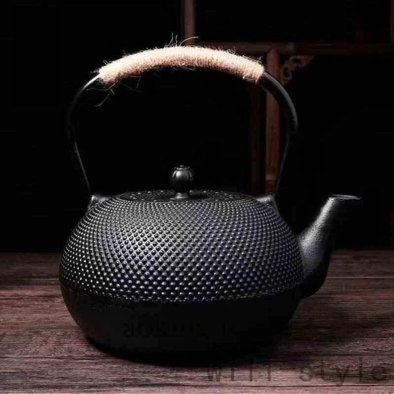 南部鉄器伝統工芸品鉄瓶鉄急須きゅうす茶こし付きホーロー加工鉄茶葉