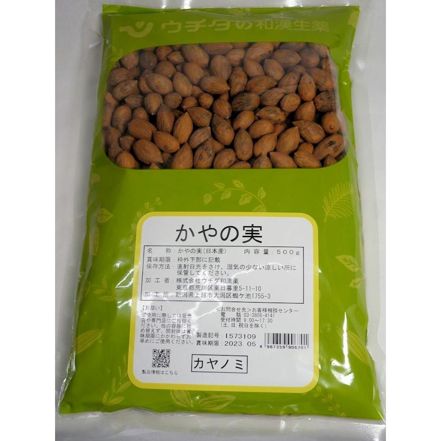 かやの実 日本産 500g ( 榧の実 かやのみ カヤノミ カヤの実 ) ウチダ