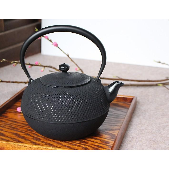 南部鉄器 　アラレ　大 南部鉄瓶 鉄器 丸アラレ 大 1.9L（ha4-3） : カナシチYahoo!店 - 通販