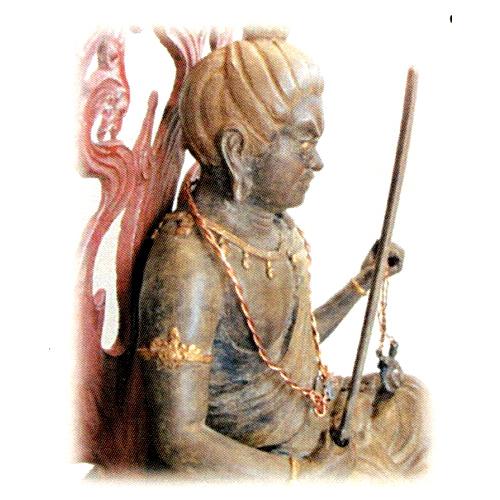 仏像 不動明王 快慶作（京都正寿院）丸山明慶原型 蝋型青銅製 高