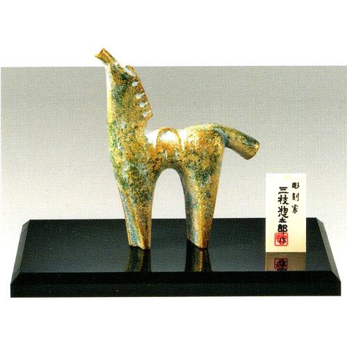 2026年度干支（馬・午・うま）の置物 爽春（そうしゅん）鋳鉄製（紙箱