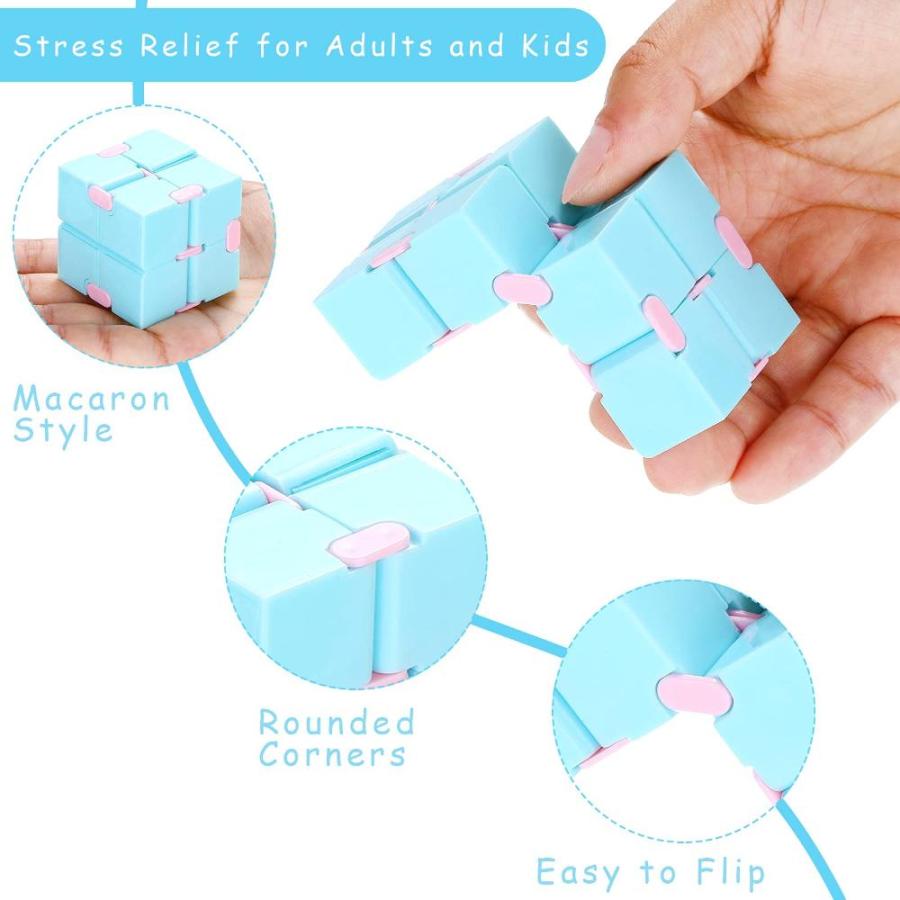 特価買取 36 Pcs Infinity Cube Sensory Fidget Toy Handheld Infinite Cube Flipping Han