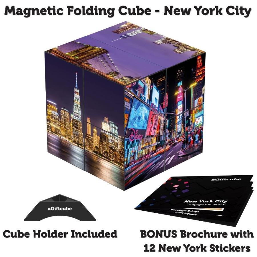 とっておきし福袋 aGiftcube ニューヨークシティギフト ? NYCお土産用折りたたみインフィニティキューブ ? スマートフィジェットキューブ ニューヨーク写真1