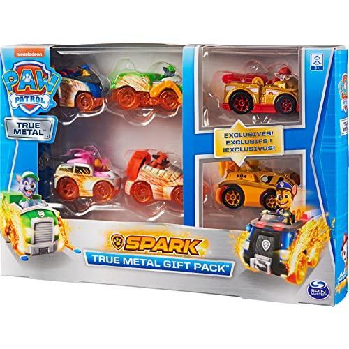 オフィシャル通販サイト Paw Patrol， True Metal Spark Gift Pack of 6 Collectible Die-Cast Vehicles，