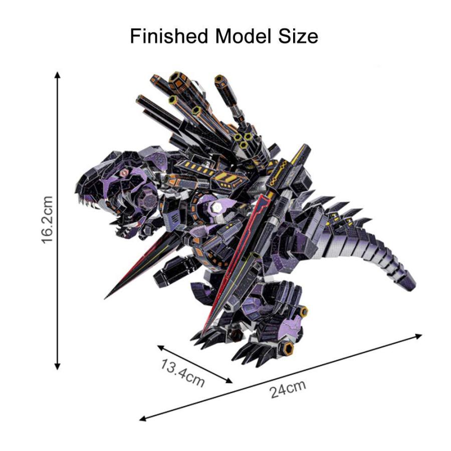アウトレットの購入 Microworld 3D Metal Model Kits Puzzle， Mechanical Tyrannosaurus Rex Challen